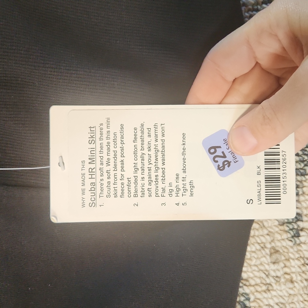 Lululemon Scuba HR Mini Skirt - Picture 3 of 4